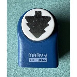 Christmas Tree 1" Large Paper Punch Scrapbooking Marvy Uchida Family